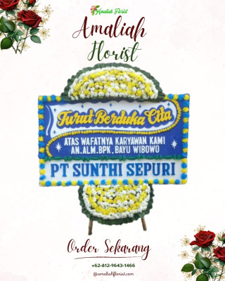 Papan Bunga Duka di Biak Timur