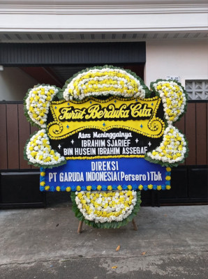Papan Bunga Duka di Biak Timur