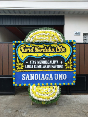 Papan Bunga Duka di Biak Timur